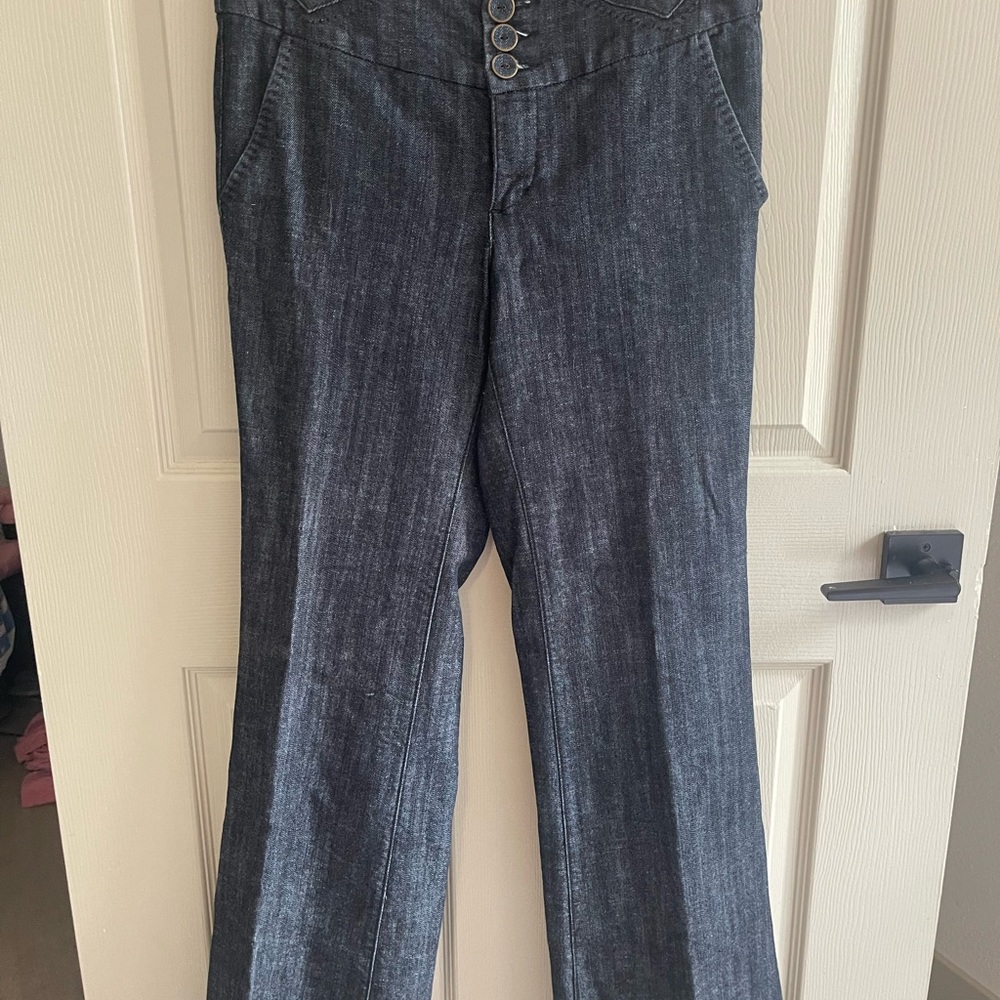 Maurices Midnight Blue Wide Leg Jeans
